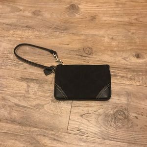 Black coach wristlet (NEW)